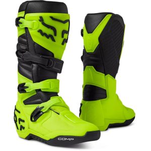 Botas Moto Fox Comp Fluor.