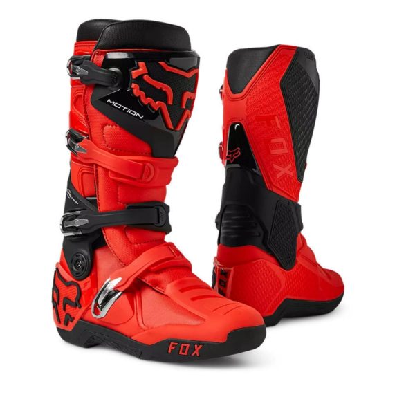 Botas Motion Rojo Fluor.