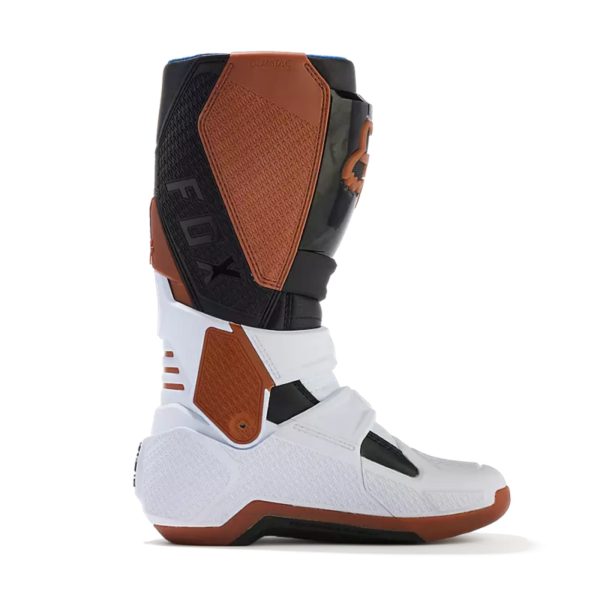 Botas Moto Motion Blanco/Negro/Cafe Fox - Imagen 3