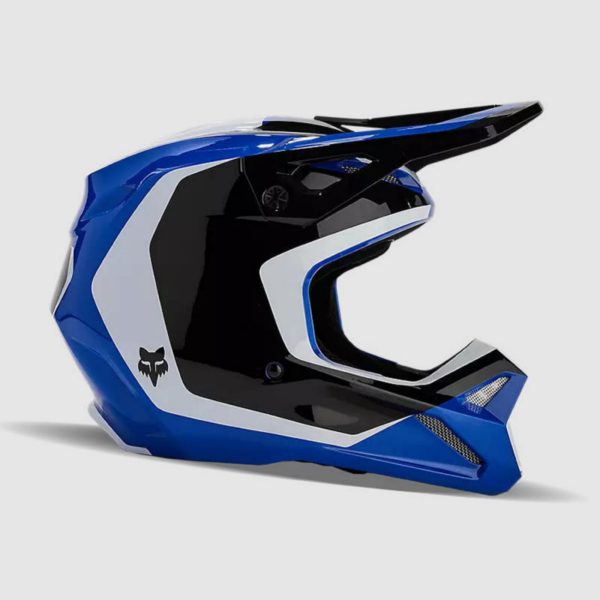 Casco Moto V1 Nitro Azul/Negro Fox