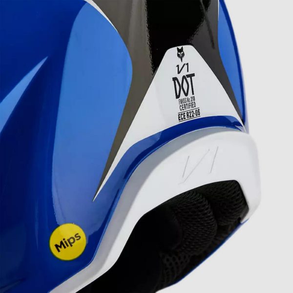 Casco Moto V1 Nitro Azul/Negro Fox - Imagen 7
