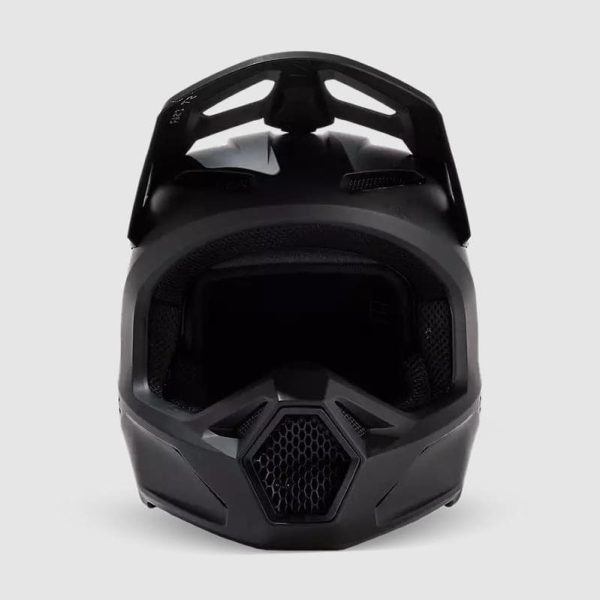 Casco Moto V1 Solid Negro Matte Fox 24 - Imagen 3