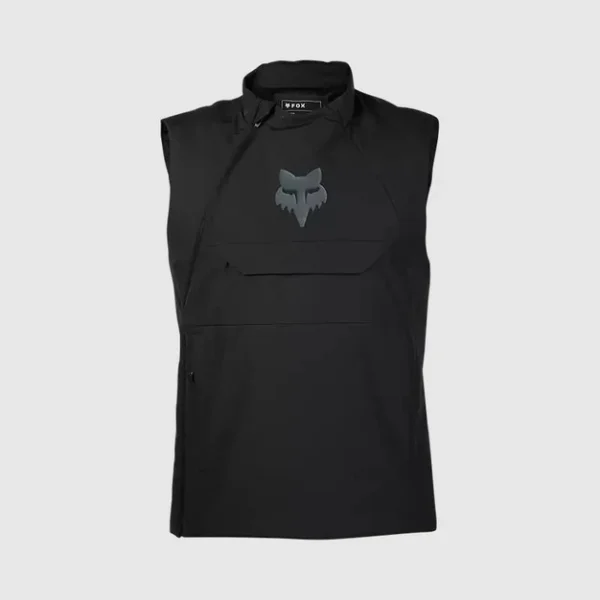 Chaqueta Moto Cortavientos Ranger Off Road Sin Mangas Negro Fox