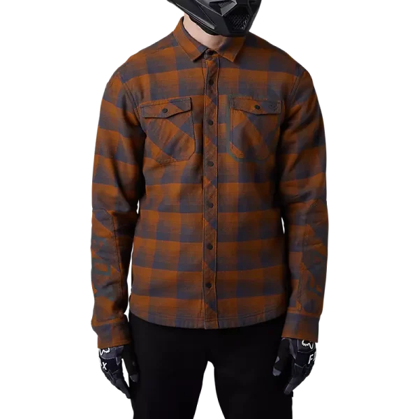 CHAQUETA DEFEND DRIVE  WINDBLOCK FLANNEL NUT - Imagen 8