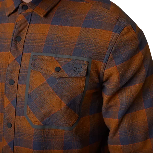 CHAQUETA DEFEND DRIVE  WINDBLOCK FLANNEL NUT - Imagen 6