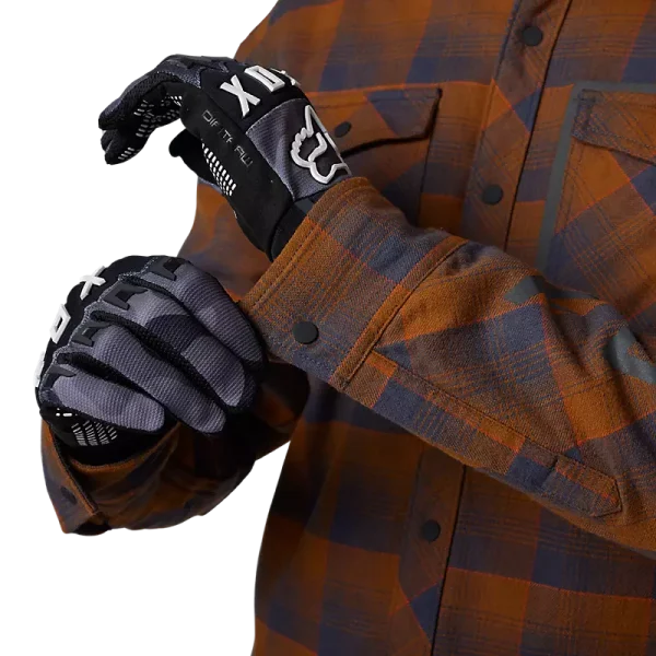 CHAQUETA DEFEND DRIVE  WINDBLOCK FLANNEL NUT - Imagen 5