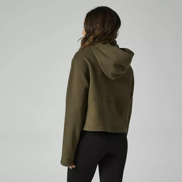 Poleron Lifestyle Mujer Calibrated DWR Verde Fox - Imagen 4