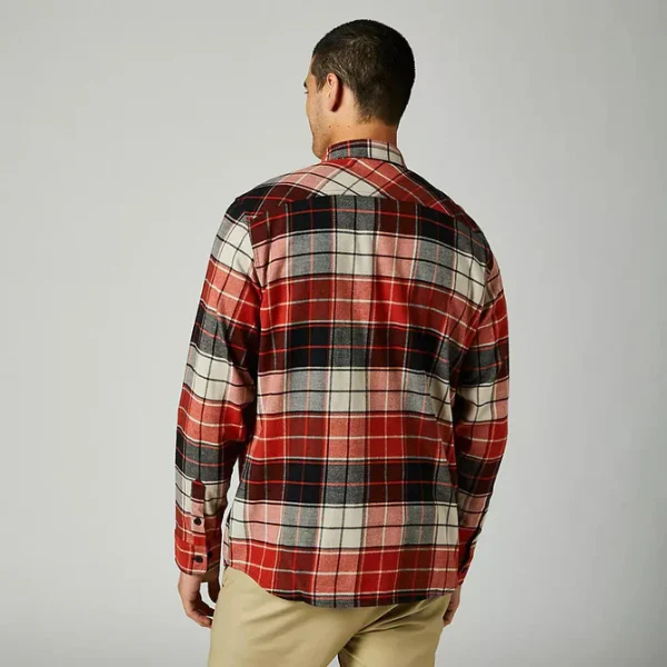 Camisa Lifestyle Grainz Utility Rojo Fox - Imagen 3