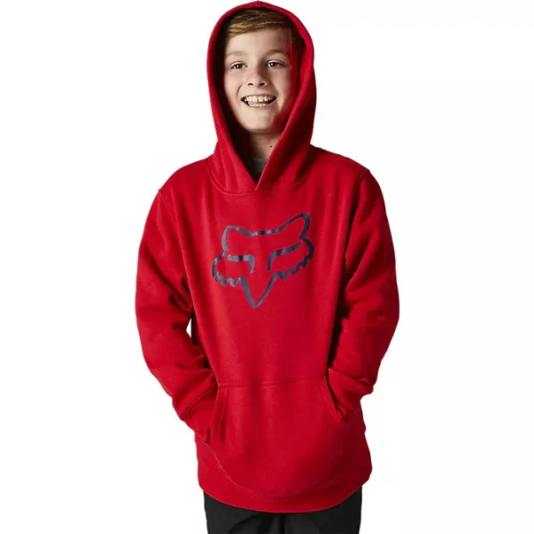 Poleron Lifestyle Niño Legacy Rojo Fox - Imagen 4