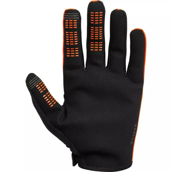 Guantes Bicicleta Ranger Naranjo Fluor Fox - Imagen 2