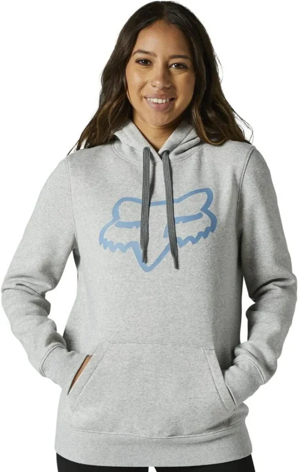 Poleron Lifestyle Mujer Boundary Pullover Gris Fox