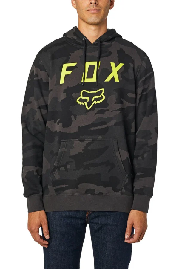 Poleron Lifestyle Legacy Moth Camo Negro Fox - Imagen 5