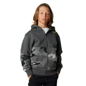 Poleron Lifestyle Niño Lindon Camo Negro Fox