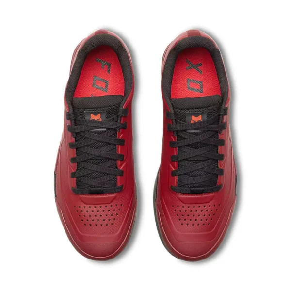 Zapatillas Bicicleta Union Flat Rojo Fox - Imagen 3