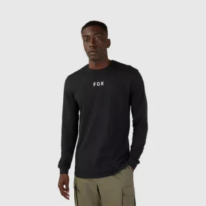 Polera Lifestyle Flora Manga Larga Negro Fox