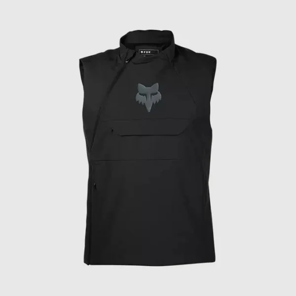 Chaqueta Moto Cortavientos Ranger Off Road Sin Mangas Negro Fox