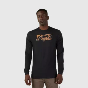 Polera Lifestyle Cienega Manga Larga Negro Fox