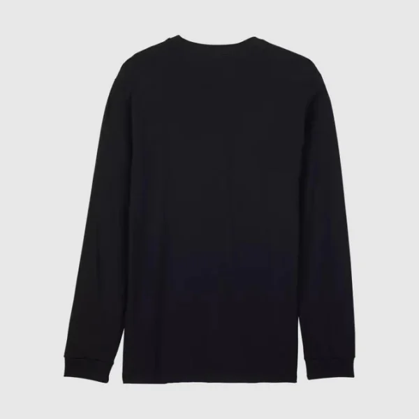 Polera Lifestyle Leo Premium Manga Larga Negro Fox - Imagen 3