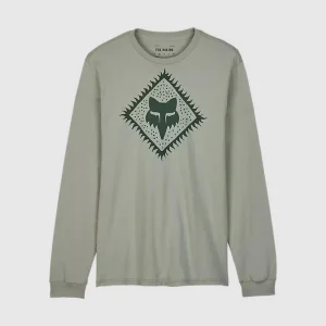 Polera Lifestyle Leo Premium Manga Larga Gris Fox