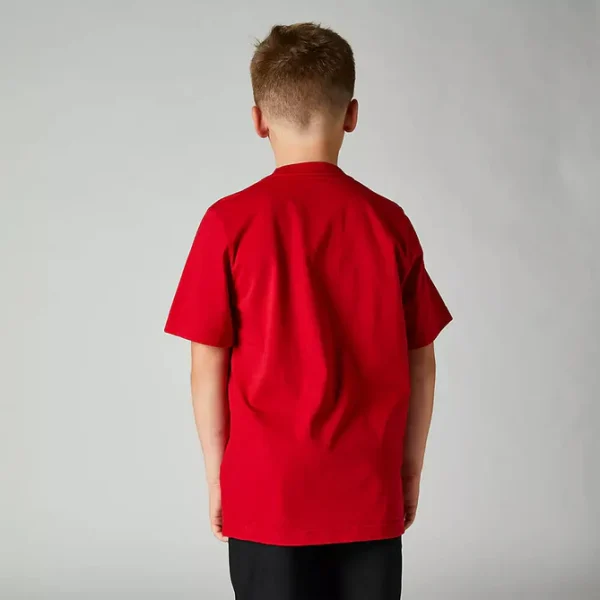 Polera Lifestyle Niño Pinnacle Rojo Fox - Imagen 3