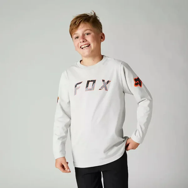 Polera Lifestyle Niño BNKR Manga Larga Gris Fox