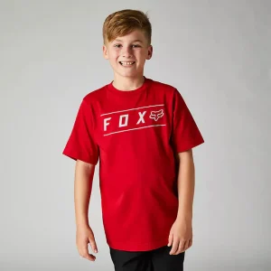 Polera Lifestyle Niño Pinnacle Rojo Fox
