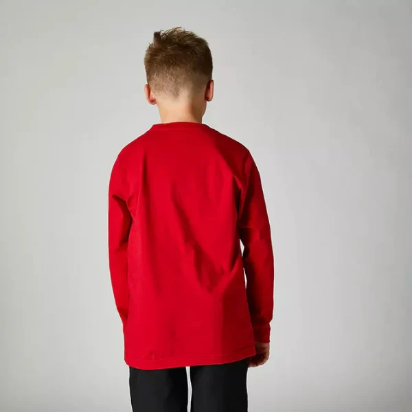 Polera Lifestyle Niño RKANE Manga Larga Rojo Fox - Imagen 4