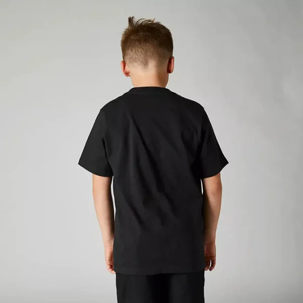 Polera Lifestyle Niño Pinnacle Negro Fox - Imagen 3