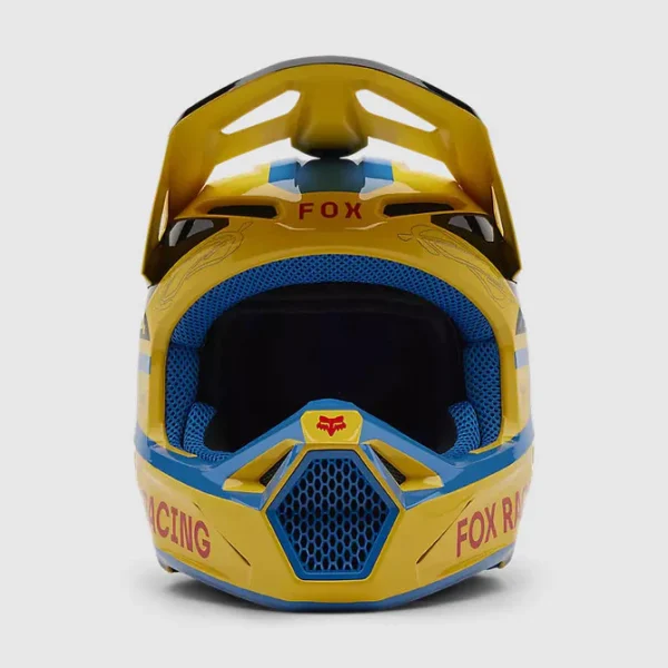 Casco Moto V1 Race Spec Amarillo Fox - Imagen 3