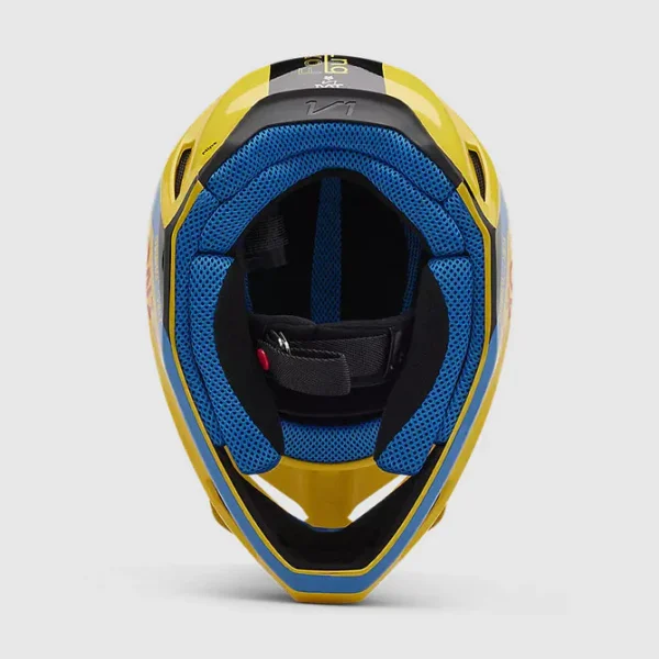Casco Moto V1 Race Spec Amarillo Fox - Imagen 5
