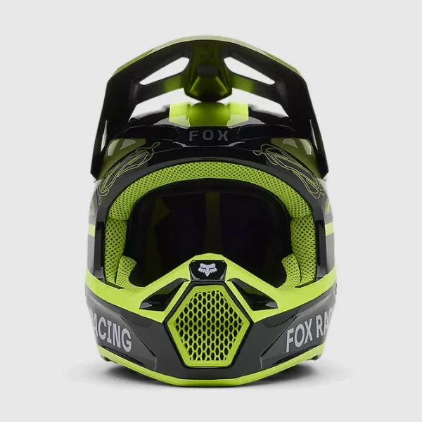 Casco Moto V1 Race Spec Verde Fox - Imagen 3