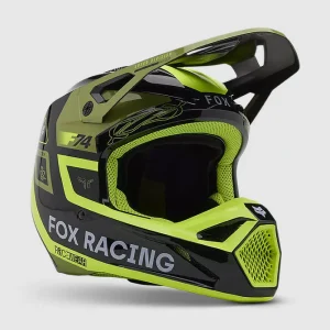 Casco Moto V1 Race Spec Verde Fox