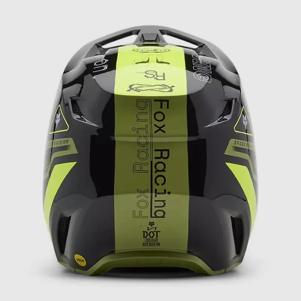 Casco Moto V1 Race Spec Verde Fox - Imagen 5