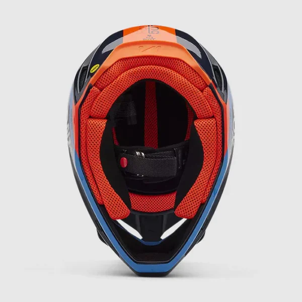 Casco Moto V1 Race Spec Azul Marino Fox - Imagen 5