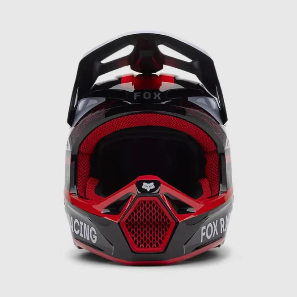 Casco Moto V1 Race Spec Rojo Fox - Imagen 3