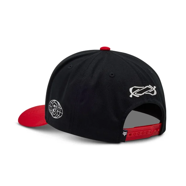 Gorro Jockey Lifestyle Race Spec Snapback Negro Fox - Imagen 2