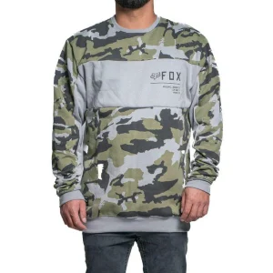 Poleron Lifestyle Refract Crew Negro Fox