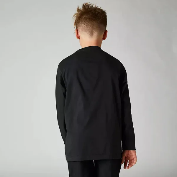 Polera Lifestyle Niño BNKR Manga Larga Negro Fox - Imagen 2