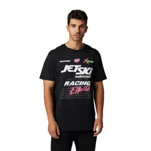 Polera Lifestyle Kawasaki Wet 'N' Wild Negro Fox