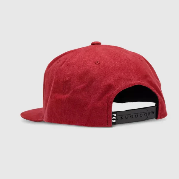 Gorro Jockey Lifestyle Fox Head Snapback Rojo Fox - Imagen 2