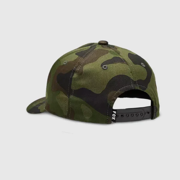 Jockey Lifestyle Niño 110 Snapback Camo Negro Fox - Imagen 2