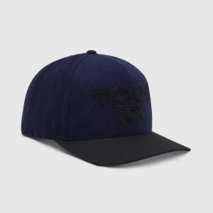 Gorro Jockey Lifestyle Moto-X Corduroy Azul Marino Fox