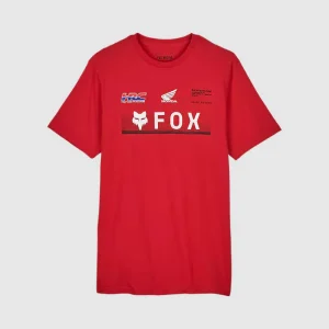 Polera Lifestyle Fox x Honda Rojo Fox