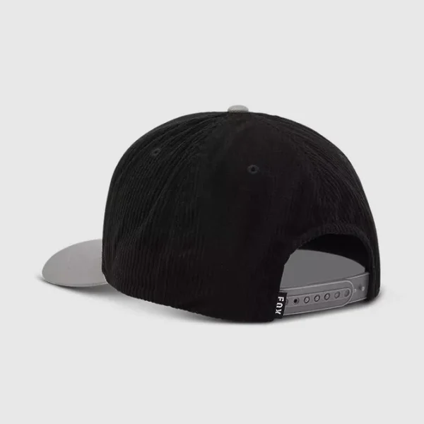 Gorro Jockey Lifestyle Moto-X Corduroy Negro Fox - Imagen 2