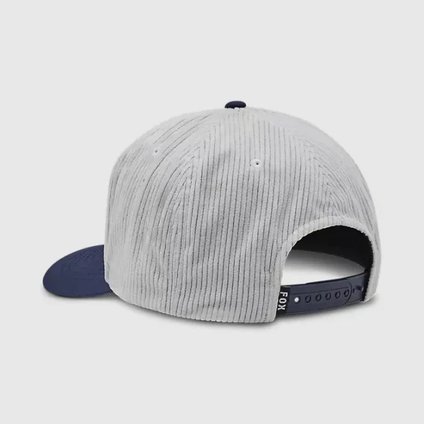 Gorro Jockey Lifestyle Mujer Moto-X Corduroy Gris/Azul Fox - Imagen 2