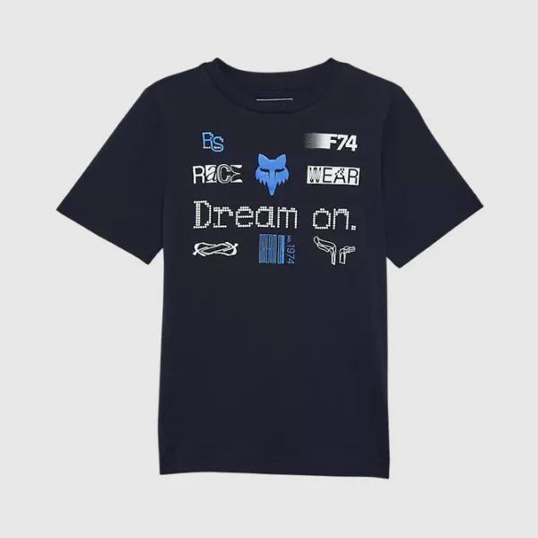 Polera Lifestyle Niño Race Spec Dream Azul Fox