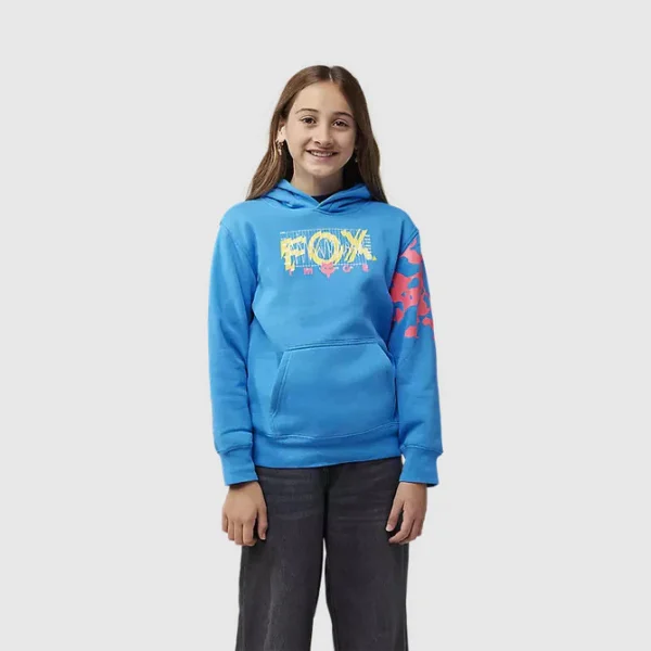 Poleron Lifestyle Niño Canguro Energy Azul Fox - Imagen 3