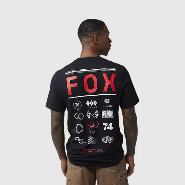 Polera Lifestyle Race Spec Premium Negro Fox - Imagen 4