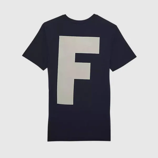 Polera Lifestyle Big F Premium Azul Marino Fox - Imagen 2