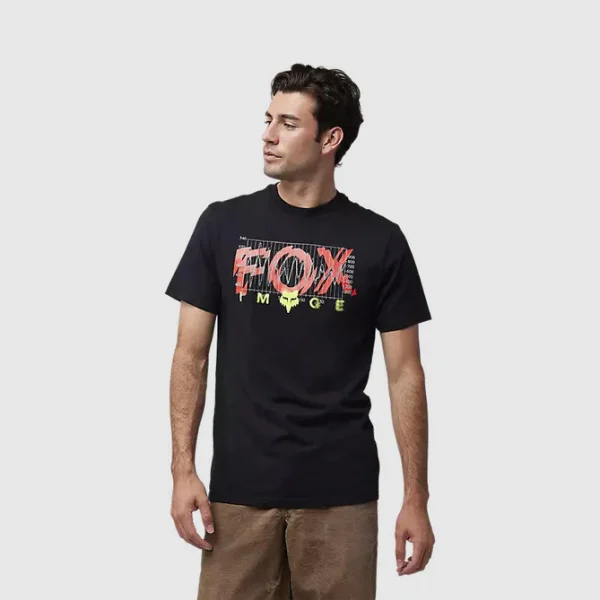 Polera Lifestyle Energy Premium Negro Fox - Imagen 2